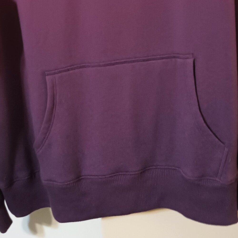 NWT ~ Victoria Secret Long Hooded Pullover Sweatshirt with Pockets  (Size:  XL) - Picture 3 of 7